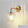 Wall Lamps Modern Led Lamp For Living Room Bedroom Bedside Light Aisle Lighting Decor Indoor Decoration Clock Home-Appliance Drop Del Dh5Nb