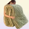 Blankets Super Thick Winter Warm Blanket For Bed Artificial Lamb Cashmere Weighted Soft Comfortable Warmth Quilt Comforter3727715