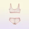 Dames imprimé Bikini été sous-vêtements tendances femmes Sexy dentelle Lingerie concepteur broderie Bikini vêtements de nuit 9385118