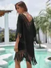 Women's Swimwear BIKINI Women Lace Sheer Beach Dress Cover-Ups Casual Loose Cardigan Kimono Summer