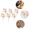 Dekorativa blommor Flower Garland Easter Cutlings Bouquet Garden Decors Egg Artificial Tree Branch Home Adsmenment