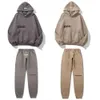 Vårkläder Esstenials hoodie Essentails Sweatshirts Set Men Women Hoody Pants Tracksuit Essientials Sweatpants Joggers Essen Designer Hooded Pullover 657