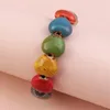 Charm Bracelets Fashion Colorful Natural Stone Handmade Beads & Bangles For Women Girls Party Birthday Jewelry Gifts