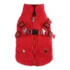 Vêtements de chien hiver petits manteaux manteau polaire veste imperméable animal chaud gilet harnais chiot