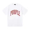 SS24 SUMMER Purple3029 T-shirt a maniche corte in puro cotone stampato con doppio filato per il trofeo della Statua della Libertà per uomo e donna OVERSIZE S- XL