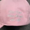 Chapeaux Zhcth Store Darc Hat 2022 Casquette de baseball rose pour femme avec broderie de qualité supérieure