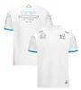 Męskie Polos Męskie T-shirty F1 Team 2024 T-shirt Formuła 1 Nowy sezon kombinezonu wyścigowe koszulka polo koszulka fani ds. Jersey Tops Summer Mens Black T-shirt plus size VV3X