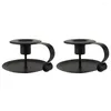 Candle Holders 2pcs/set Home Decor Modern Candlestick Holder Office Multifunction Dining Room Party Indoor Iron Art For Wedding Desktop