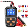 KONNWEI KW218 Tester batteria per auto moto 12V 6V Analizzatore di sistema batteria 2000CCA Strumenti di test di avviamento di ricarica