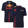 T-shirts pour hommes F1 Team Uniform Racing T-shirt Chemise de cyclisme Séchage rapide Travail d'été Uniforme de voiture Vêtements de sport à manches courtes pour hommes 5UMG