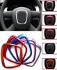 Аксессуары для Q5, украшение автомобиля, эмблемы с логотипом на руль, 3D наклейка, кольцо для A3 A4 A5 Q3 Q5 Q7, аксессуары для интерьера2863918