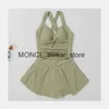 Women's Swimwear Green Swimsuit Womens One-piece Skirt Style Push Up Pad Bathing Suit Slim Cover SummerH2422088