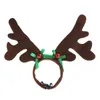 Dog Apparel Christmas Pet Headband Deer Horn Hat Costume Puppy Cat Cosplay Party Dress Up Product Supplies