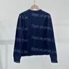 Kobiety wełniane kardigan kurtka Letter Emebroided Luksusowy projektant Sweters Cardigan Spring Casual Eleganckie Tops