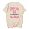 남자 티셔츠 데스 행 녹음 핑크 박사 Dre Tupac 남자 여자 티셔츠 힙합 패션 짧은 슬리브 랩퍼 스트리트웨어 Tee-Shirth24220