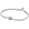 Bangles Original Sterling Sier Celestial Stars Daisy Link Chain Stones Pave Bar Bracelet для популярных украшений для брюшного изделия