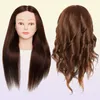 Female Mannequin Training Head 8085 Real Hair Styling Head Dummy Doll Manikin Heads For Hairdressers Hairstyles7734998