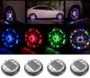 4pcs araba rgb tekerlek ışığı 4 mod 12 LED RGB Araba Otomatik Güneş Enerjisi Flaş Tekerlek Lastik Işık Lambası Dekor Araç Kapağı Styling4203585