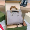 Shining Diamond Bamboo Totes Designer Crossbody Tote Bag Woman Glittering Beading Handbag Women Party Purses Small & Mini TOP