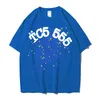 Designer SP5der Young Thug T-shirt Hip Hop Mens och Womens hoodie Högkvalitativ tryckt spindelpulver Pullover 555555 Europeisk storlek XS-XXL VG4A
