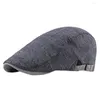 Berretti Cappello estivo unisex in rete traspirante Cappello berretto da ragazzo Cappello da camionista piatto da uomo Cabbie