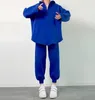 여자 2 피스 팬츠 레저 긴 슬리브 까마귀와 스포츠는 의류를위한 독특한 디자인을 판매하는 최신 패션을 설정합니다.