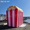 wholesale 5x4x4.5mH (16.5x13.2x15ft) Giant Inflatable Stand Booth Carnival Shop Blow Up Concession Food Tents For Promotion Advertising