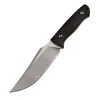 A2259 High-End-gerades Messer D2 Satin-Klinge mit gerader Spitze, voller Zapfen-Micarta-Griff, Outdoor-Camping, Jagd, Angeln, feststehende Messer mit Kydex