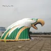 wholesale Modello di mascotte animale del fumetto del tunnel di calcio gonfiabile gigante dell'aquila calva modello 4,5 mH (15 piedi) con passaggio del ventilatore per l'evento sportivo
