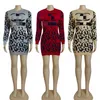 Women's Wool Sweater Brown Dress Women's Casual Slim Knitted Red Sweater Short Mini Dress Free Ship
