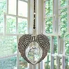 Decoratieve beeldjes kralen voor gordijnen raam hangende decoraties glas-in-lood kristal engel Suncatcher hanger Rainbow Maker