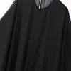 女性用ブラウス2024トライカラーファッションソフトチャーム透明透明な非対称マントシャツコートビンテージユニークトップ