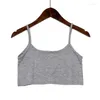 Women's Tanks Custom Printing Girls Clothes Women Summer Crop Top Sexy Seamless Sleeveless Tank Tops Camis Backless Camisole