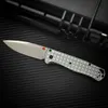 Camping Aluminium Handle BM 535 Folding Knife Outdoor Saber Portable Defense Pocket Knives EDC Tool