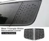 Black Rear Window Glass Decoration Cover For Jeep Renegade Auto Exterior Accessories 2PCS7349852