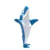 Одеяло мягкое теплое в форме акулы для рекламы с капюшоном и свободным комбинезоном 230828 Прямая доставка Dhwa5