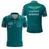 T-shirty męskie moda Aston Martin F1 Team 3D T-shirt hiszpańskie wyścigi duża koszulka polo CTA6