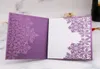 20pcs Trifolding Tapy Wedding Invitation Card White Inset Page Snow Flower Winter Theme Christmas Birthday Party Bridal Shower 1968794