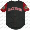 ネグロリーグジャージーアトランタブラッククラッカー野球ジャージボタンボタンビッグボーイホームステッドレトロスタジアム高品質の刺繍