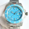 Submariner M126610 Tiff tout bleu AAA 3A qualité montres 40mm hommes verre saphir avec boîte verte d'origine mouvement mécanique automatique Jason007 montre 01