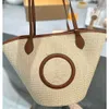 2024SS Designer Bag Tote Bag Woody The Tote Straw Bag Womens Vacation Summer Travel Beach Bags Clutch Crossbody Beach Shoulder Bag
