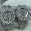 Iced Out VVS Moisanite Hip-Hop Mécanique Buste Down Wrist