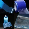 Lever 1200 vellen Tattoo Barrier Film Roll 4'x6 'Blue Disposable Protective Film Barrier Tape with Dispenser Box voor tattoo -accessoires