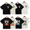 トップクラフトマンシップRhude Mens T Shirts Summer Fashion Designer Tshirts Street Casuare Shirteve Beach Style Tシャツ印刷シャツCDD0