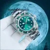 Mens Watch Clean Watch Mechanical Automatic Watch 40mm Blue Diamond Watch 8215 Movement Black Rubber Belt Sapphire Waterproof Luminous Ocean