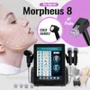 Machine à micro-aiguilles RF fractionnée 3 en 1, pour l'élimination des vergetures, raffermissement de la peau, lifting du visage, traitement de l'acné, 3 poignées RF Micro Needle Morpheus8 Machine