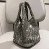 Marsupi Manico Strass Pochette da sera Borse e borsetta Designer di lusso Hobo Spalla Borsa a tracolla in cristallo lucido