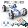 2.4GHz Cart S-012 Rc stunt car remote control watch gesture sensor detachable toy car childrens birthday gift 240221