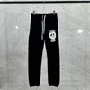 24ss Autumn Winter USA Cotton Puff Print Pants Trousers Bottoms Casual Drawstring Sweatpants Men Jogger Slim Fit 0221