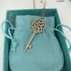 G9vb Hangertjeskettingen S925 Sterling Zilver Tiffanynet Zonnebloem Sleutelketting Truiketen Lange Hanger voor Vrouwelijke Minderheid Decoratie Veelzijdige Eenvoudige Kraag c